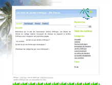 Tablet Screenshot of jardins-afrique.org